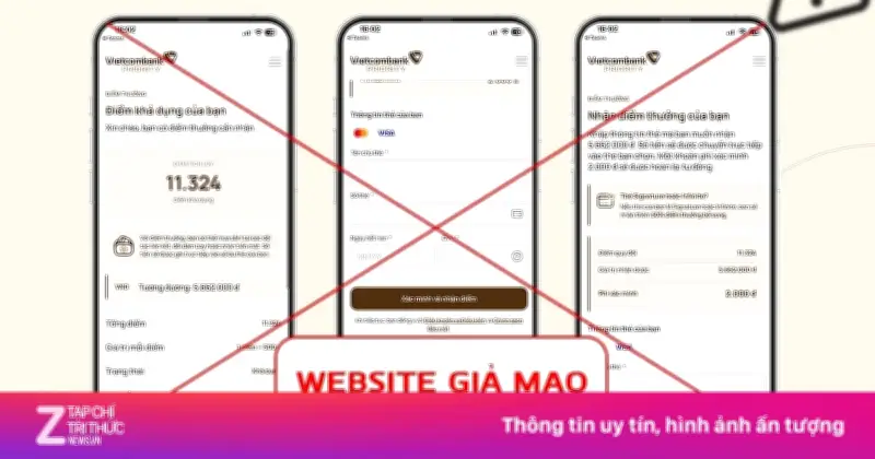 Vietcombank cảnh báo thủ đoạn lừa đảo qua tin nhắn SMS giả mạo điểm thưởng