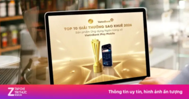VietinBank iPay Mobile lần thứ 10 liên tiếp đạt giải Sao Khuê 2026