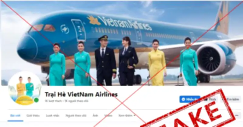 Vietnam Airlines cảnh báo các hình thức giả mạo trên mạng mùa cao điểm hè