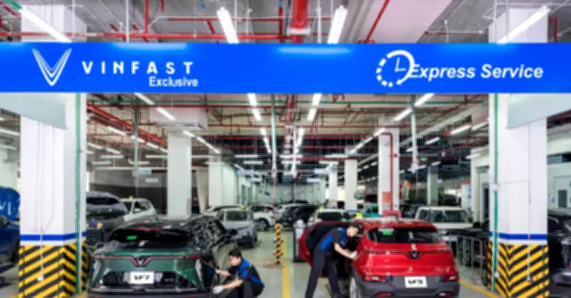 VinFast: Hơn 400 xưởng dịch vụ và 150.000 cổng sạc phủ khắp Việt Nam