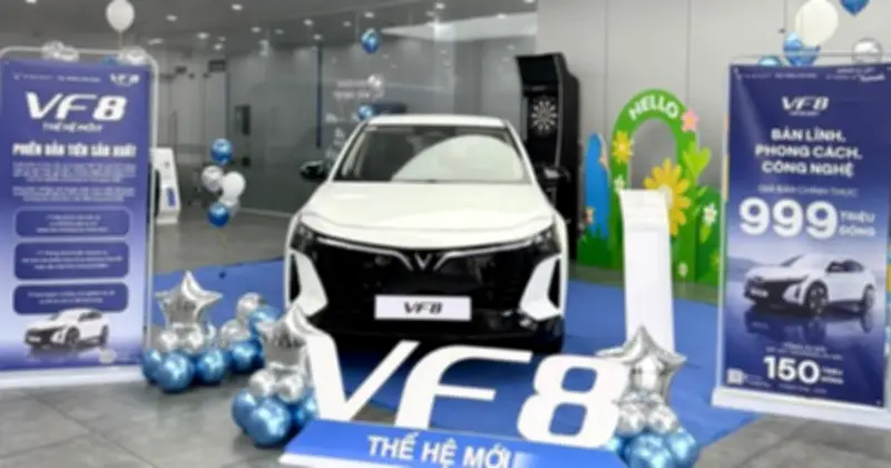 VinFast VF 8 thế hệ mới đạt 12.728 đơn hàng sau 8 ngày mở cọc