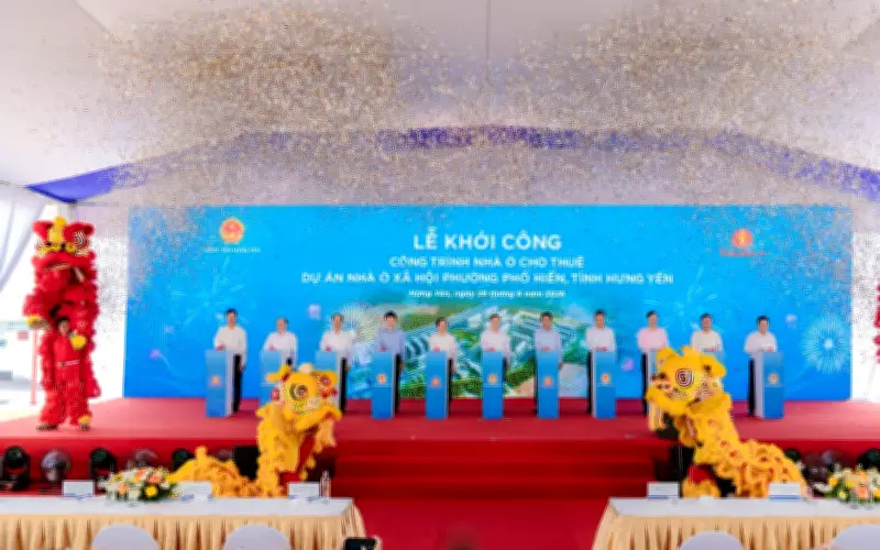 Vingroup khởi công nhà ở xã hội cho thuê tại Hưng Yên, góp phần an sinh