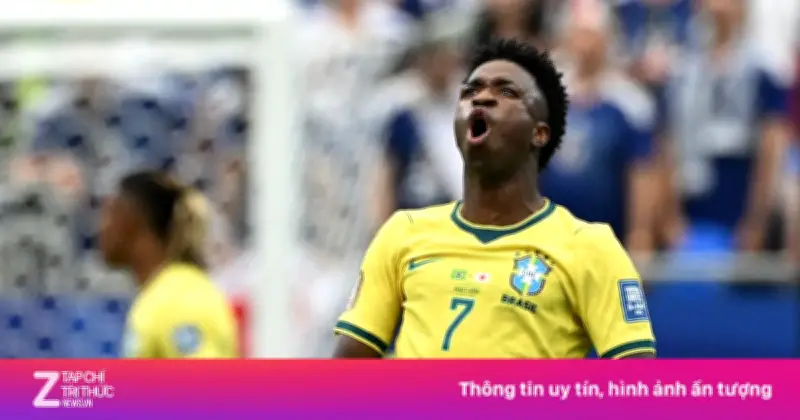 Vinicius đáp trả lời khiêu khích nhắm Neymar, Brazil thắng Nhật Bản