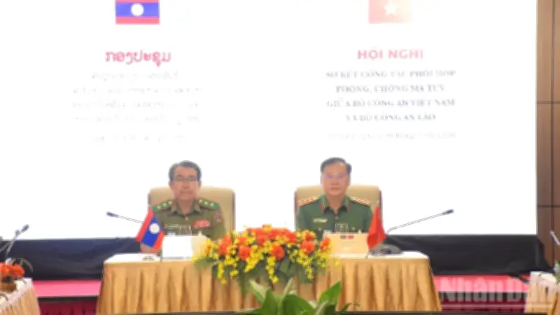 Việt Nam và Lào tăng cường hợp tác chống tội phạm ma túy xuyên quốc gia