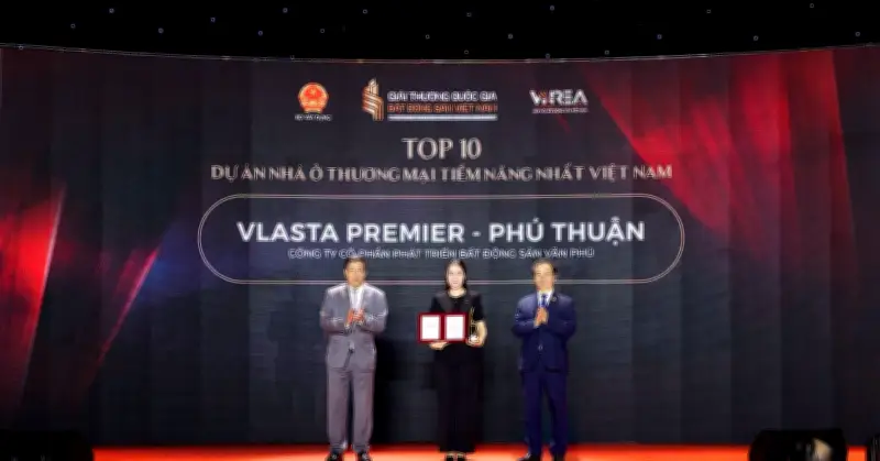 Vlasta Premier - Phú Thuận đạt giải Top 10 dự án nhà ở thương mại tiềm năng nhất Việt Nam