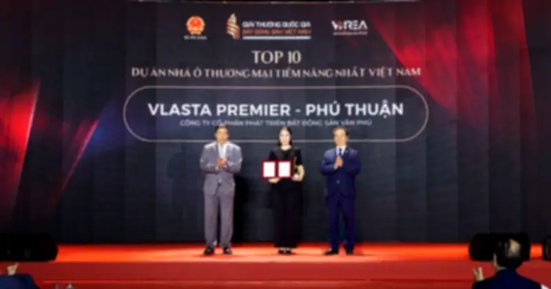 Vlasta Premier - Phú Thuận vào Top 10 dự án nhà ở thương mại tiềm năng nhất Việt Nam