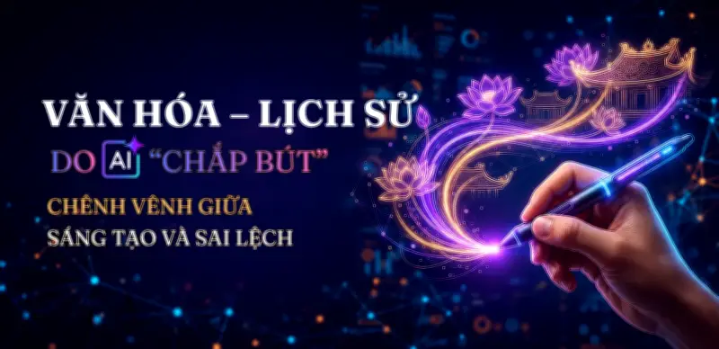 Văn hóa lịch sử do AI chấp bút: Chênh vênh giữa sáng tạo và sai lệch