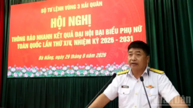 Vùng 3 Hải quân quán triệt Nghị quyết Đại hội Phụ nữ toàn quốc lần thứ XIV