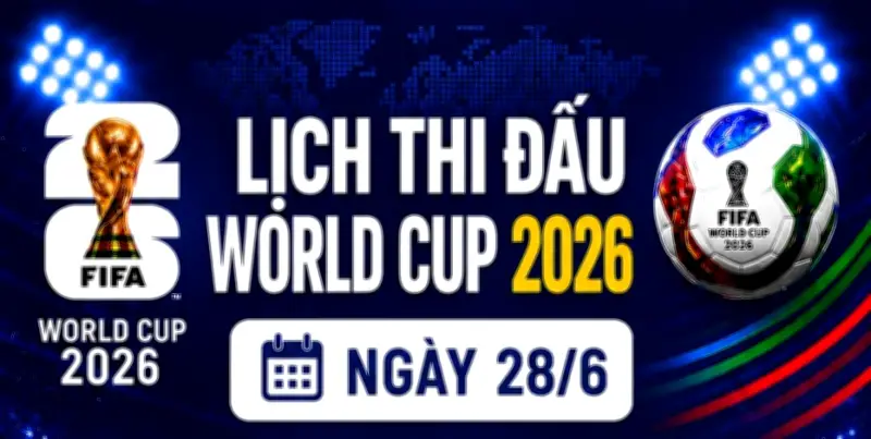 World Cup 2026: Loạt trận quyết định vòng bảng ngày 28/6