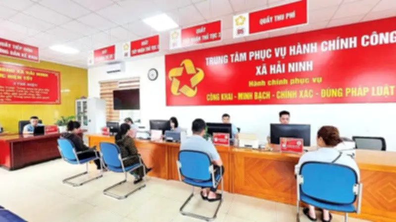 Xã Hải Ninh đạt 99% hài lòng nhờ chuyển đổi số toàn diện