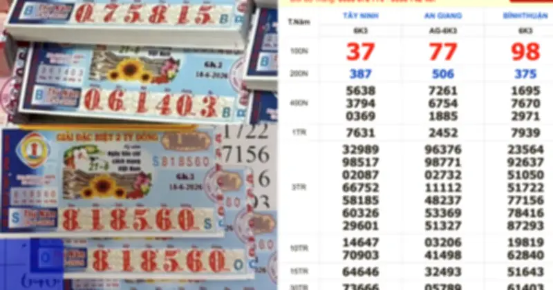 Xổ số miền Nam 18/6: Vé trúng 4,8 tỉ đồng đài Bình Thuận lộ diện