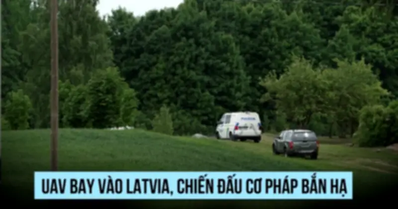 Xem chiến đấu cơ Pháp xuất kích bắn hạ UAV bay vào Latvia