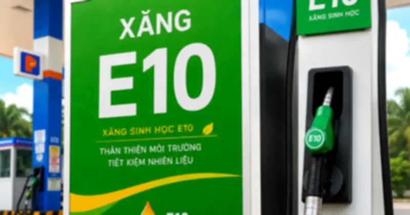 Xăng E10 để lâu có bị tách nước? Sự thật bất ngờ