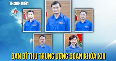 5 nhân sự trúng cử Ban Bí thư Trung ương Đoàn khóa XIII