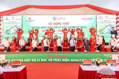 AMACCAO khởi công hai nhà máy điện rác tại Hà Nội và Vĩnh Long