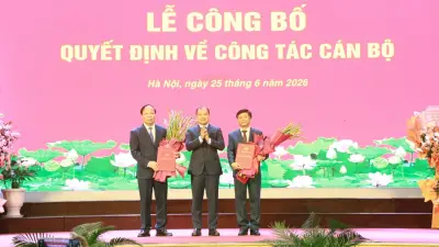 Bổ nhiệm lại Giám đốc và Phó Giám đốc Thường trực Học viện Báo chí và Tuyên truyền
