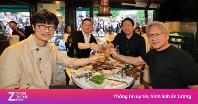 Bữa nhậu nghìn tỷ USD: Chủ tịch LG nướng thịt cho CEO Nvidia