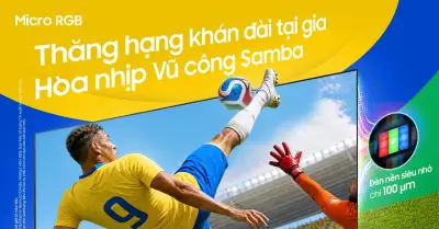 Chế độ Bóng đá AI trên Samsung AI TV 2026 tối ưu từng khoảnh khắc World Cup