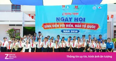 Chương trình an sinh xã hội 'Sinh viên với biển, đảo Tổ quốc' năm 2026 tại xã đảo Nhơn Châu