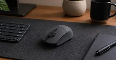 Chuột không dây The Rotary Mouse thay con lăn bằng cơ chế xoay vòng