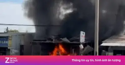 Cháy lớn tại cơ sở phế liệu ở Đồng Nai, phát hiện vật lạ gần hiện trường