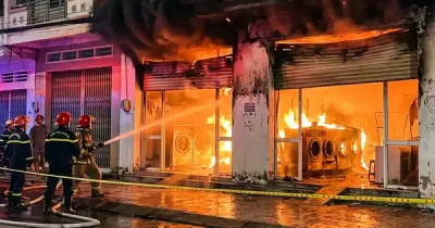 Cháy tiệm giặt sấy ở Cà Mau, một người bị bỏng nặng