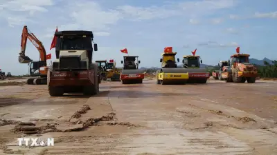 Chạy đua tiến độ tại dự án sân bay quốc tế Phù Cát