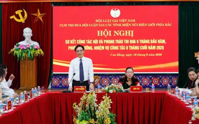 Cụm thi đua Hội Luật gia các tỉnh miền núi biên giới phía Bắc sơ kết 6 tháng đầu năm