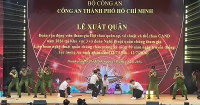Công an TP.HCM xuất quân tham gia hội thao, liên hoan nghệ thuật CAND