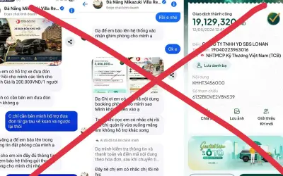 Cảnh giác chiêu lừa đặt phòng khách sạn trực tuyến tinh vi, chiếm đoạt hàng chục triệu đồng