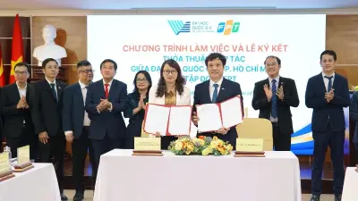 FPT và ĐHQG TP.HCM hợp tác chiến lược phát triển nhân lực bán dẫn, AI