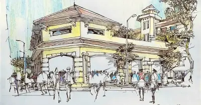 Góc ký họa: Trường Mỹ thuật Đông Dương và chiếc ô đen cắp nách
