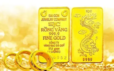 Giá vàng trong nước đi ngang, thế giới giảm mạnh 56 USD/ounce