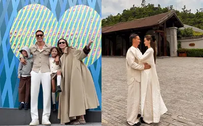 Gia đình Hồ Ngọc Hà - Kim Lý tận hưởng kỳ nghỉ hè yên bình bên nhau
