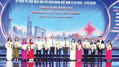 Giải Báo chí TP.HCM lần thứ 44: 72 tác phẩm xuất sắc được vinh danh