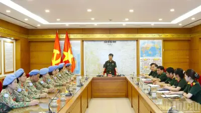 Học viện Quân y khai mạc huấn luyện bệnh viện dã chiến, đội công binh gìn giữ hòa bình
