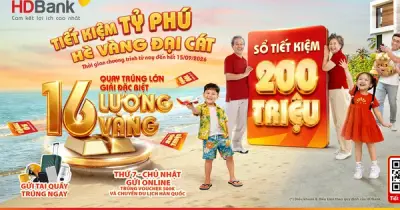 HDBank trao 19 giải thưởng sổ tiết kiệm và du lịch Hàn Quốc trong kỳ quay số thứ 2