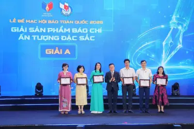 Hội Báo chuyên trang Đại hội Đảng XIV của VietnamPlus đoạt giải APV