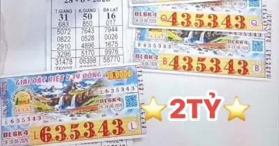 Đi chợ mua vé số ủng hộ, người phụ nữ trúng 2 tỉ đồng
