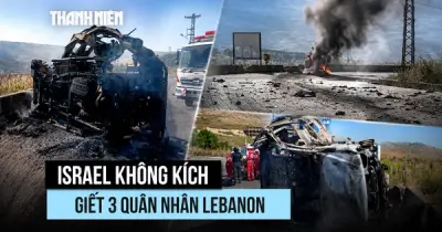 Israel không kích khiến 3 quân nhân Lebanon thiệt mạng