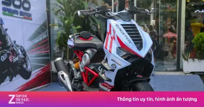 Italjet Dragster 300 Gresini Edition: Xe tay ga 225 triệu, giới hạn 40 chiếc tại Việt Nam