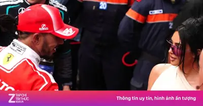 Lewis Hamilton và Kim Kardashian tình tứ trên bục nhận giải Monaco Grand Prix