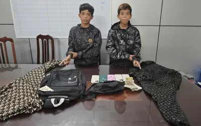Liên tiếp cây phá cửa hàng điện thoại ở Thái Nguyên, hai thiếu niên quê Đà Nẵng bị bắt giữ