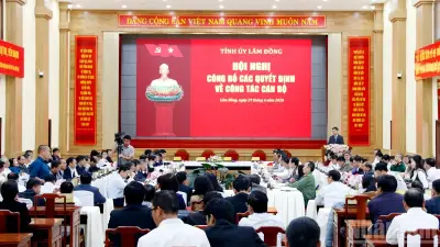 Lâm Đồng điều động, bổ nhiệm nhiều lãnh đạo sở, ngành, địa phương