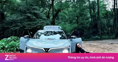 Mẹ bỉm Hà Nội mê du lịch cùng con nhờ VinFast VF 7