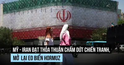 Mỹ và Iran đạt thỏa thuận chấm dứt chiến tranh, giá dầu thế giới giảm mạnh