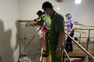 Nam công nhân tử vong vì ngạt khí dưới bồn chứa vỏ trái cây