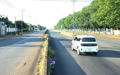 Đường ĐT741 độc lạ: Một bên 1 làn, bên kia 3 làn, dân lo tai nạn