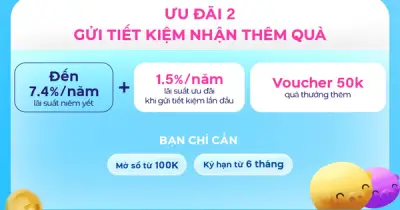 Ngân hàng số Cake by VPBank trả lãi suất tiết kiệm lên tới 8,9%/năm từ 100.000 đồng