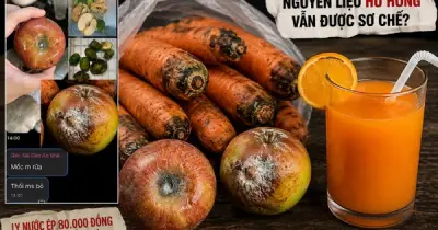 Nguyên liệu mốc, thối trong nước ép: Sự thật phía sau ly nước 'tươi'